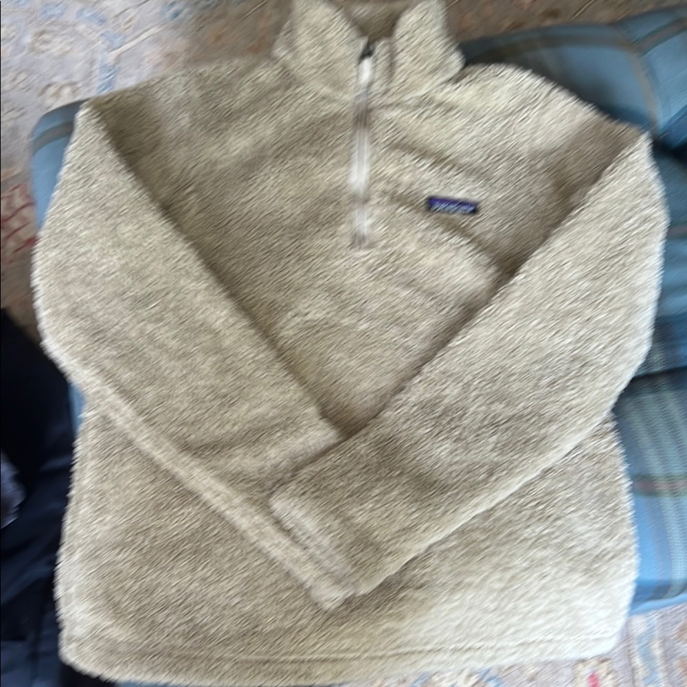 Patagonia Tan Fleece Jacket